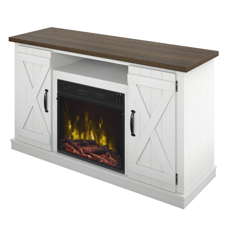 Three Posts™ Lorraine TV Stand for TVs up to 55" with Electric